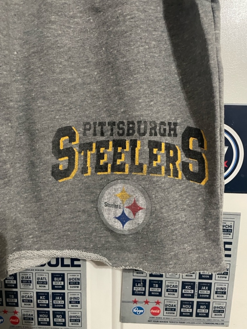 NFL Gray Sleepwear Tag shorts - Picture 2 of 5